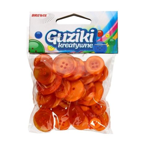 Guziki Brewis 40g Mix Pomarańczowe